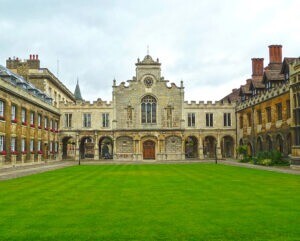 Exterior of Peterhouse College.