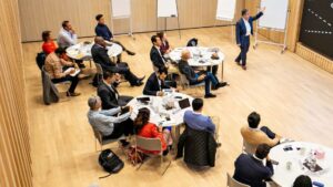 Professor Stelios Kavadias teaching.