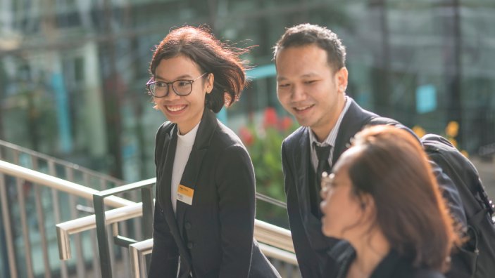 Cambridge MBA students.