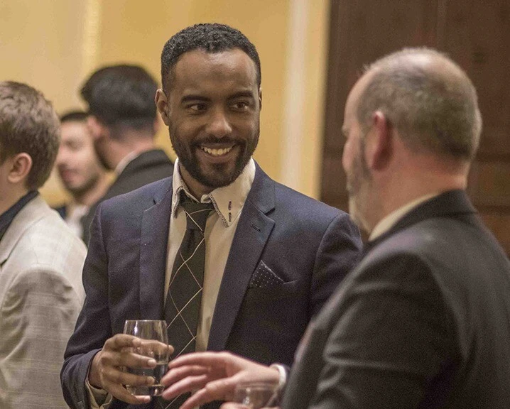 MSt Entrepreneurship students networking event.