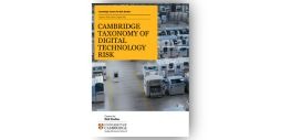 Cambridge Taxonomy Of Digital Technology Risk Report cover.