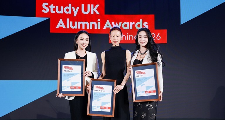 MBA alumnae at Study UK Alumni Awards in China.