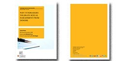 Why fundraisers tolerate sexual harassment from donors research summary image.