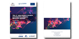 The 3rd Asia Pacific Region Alternative Finance Report cover.