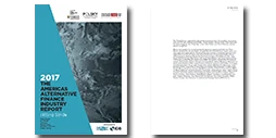 Hitting Stride: Americas Alternative Finance Industry Report cover.