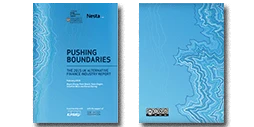 Pushing Boundaries: The Third UK Alternative Finance Industry Report cover.
