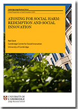 Atoning for social harm: redemption and social innovation cover.