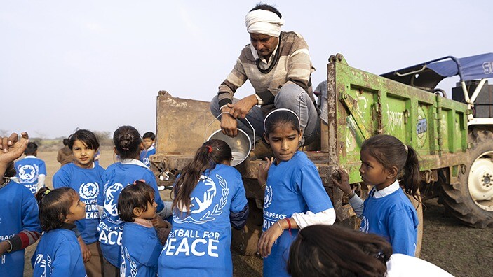 Football for Peace initiative.