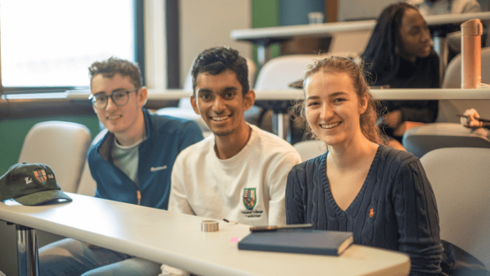 Cambridge Master of Finance students in class.