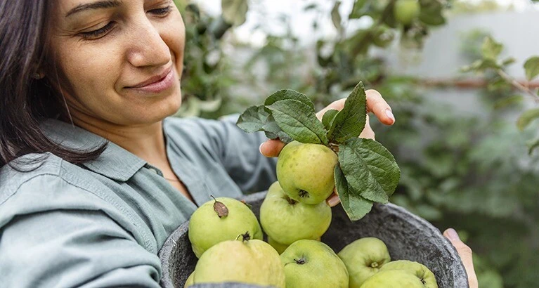 "Just please go find a farmer in your community and dig up your own potato. Eat a warm strawberry. Eat a warm raspberry. Eat food in season in your community."