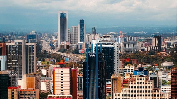 Nairobi cityscape.
