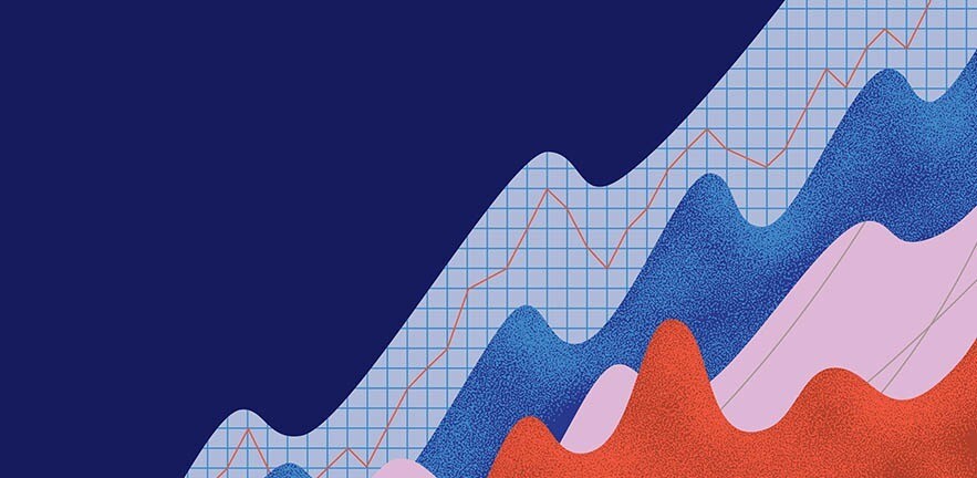 Modern background design with abstract graphs and textures.