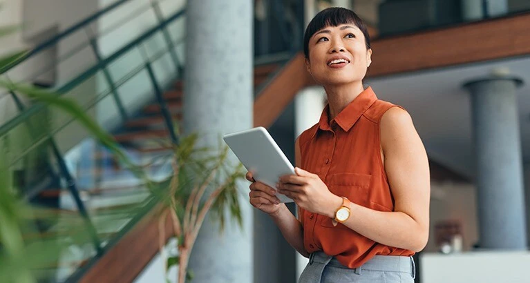 Female entrpreneur.