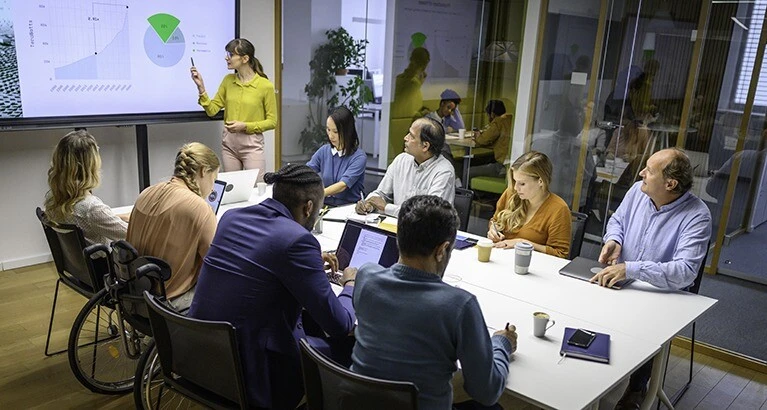 Company boardroom.