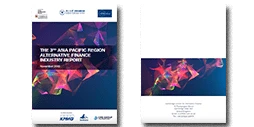 The 3rd Asia Pacific Region Alternative Finance Report cover.
