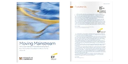 Moving Mainstream: The European Alternative Finance Benchmarking Report cover.