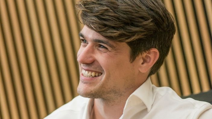 MPhil in Management student in a classroom.