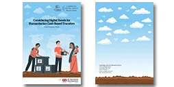 Considering Digital Assets for Humanitarian Cash-based Transfers report cover.