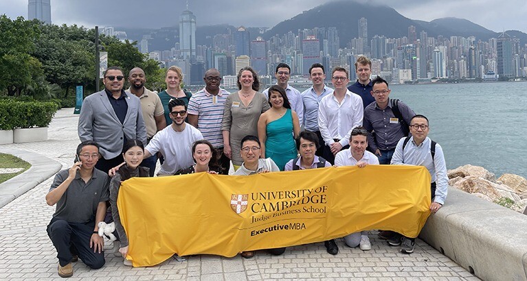 The group starts their trek in Hong Kong.