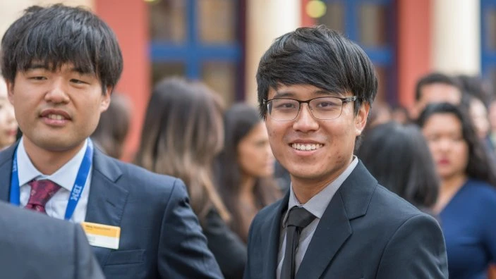 Cambridge MBA student smiling.