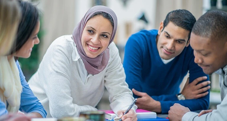 People working together.