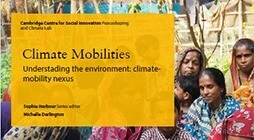 Climate mobilities: understanding the environment-climate-mobility nexus report cover.