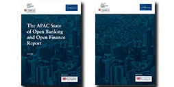 The APAC State of Open Banking and Open Finance report cover.