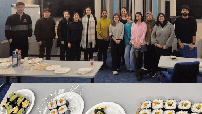 Nita Wakan at the plant-based sushi making event.