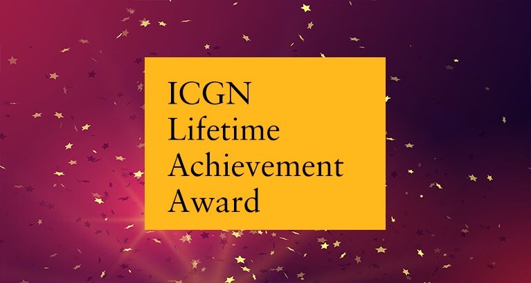 International Corporate Governance Network (ICGN) Lifetime Achievement Award.
