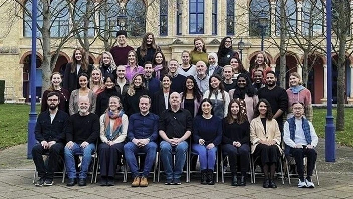 MSt in Social Innovation class outside.