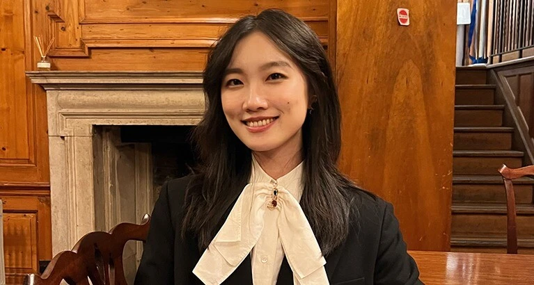 Ruiyan at Christ College.