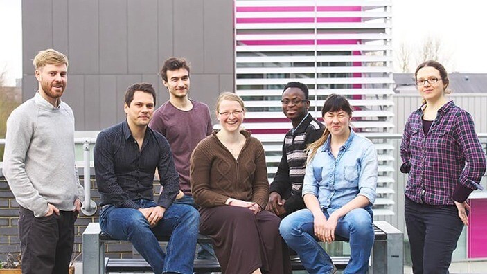 Group of diverse individuals at the Social Venture Incubator.