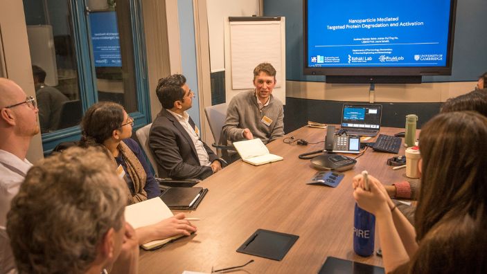 EnterpriseTECH cohort 18 in a meeting.