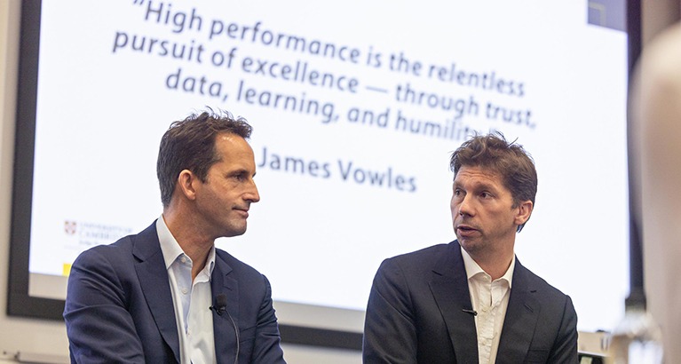 Connection between high performance in sport and business was explored by James Vowles, Team Principal of the Formula 1 Team Atlassian Williams Racing, and Sir Ben Ainslie, the world’s most successful Olympic sailor with 4 Gold and one Silver medal and winner of the America’s Cup in 2013.
