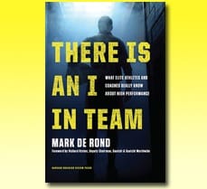 front cover of "There Is An I In Team"