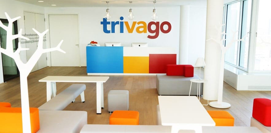 The Trivago website.