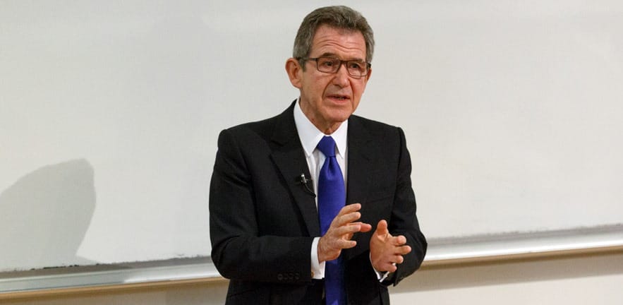 Lord Browne speaking at the event
