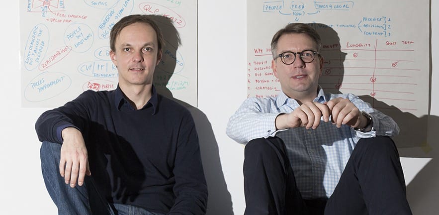 Executive MBA alumni: Filip Corveleyn and Felix Rackwitz.