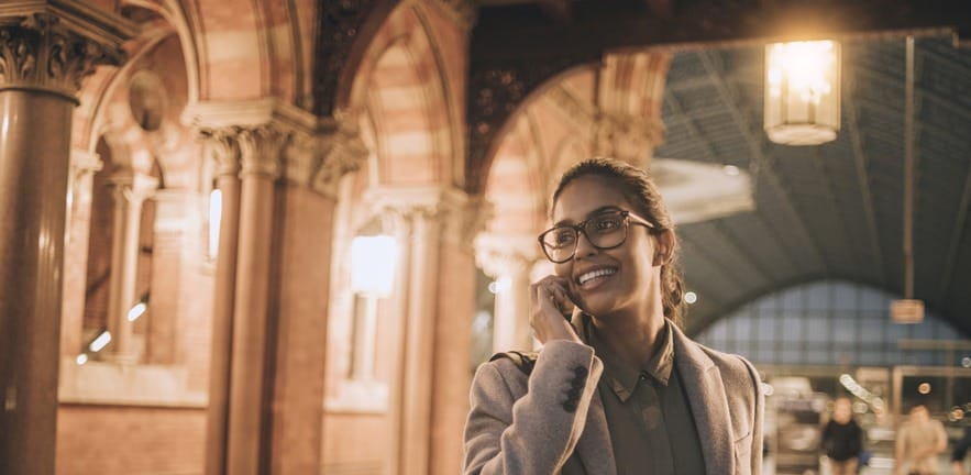 Anyone who has tried to hold a mobile phone conversation on a noisy train knows how frustrating it can be when the other person's voice fades in and out, or there is static, or words seem mumbled due to poor reception in and around tunnels.