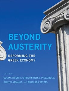 Book cover, Beyond austerity: reforming the Greek economy