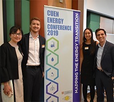 MBA students at the CUEN Energy conference in 2019..