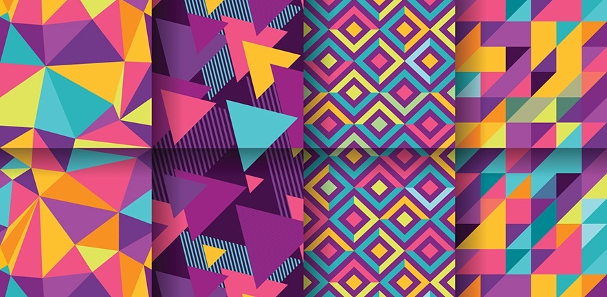 Geometric seamless pattern.