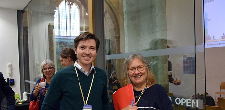 Timur Alexandrov meets Becky Payne, Development Office of the Historic Religious Buildings Alliance and the author of Churches for Communities: Adapting Oxfordshire’s Churches for Wider Uses