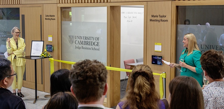 Marie Taylor meeting room dedication