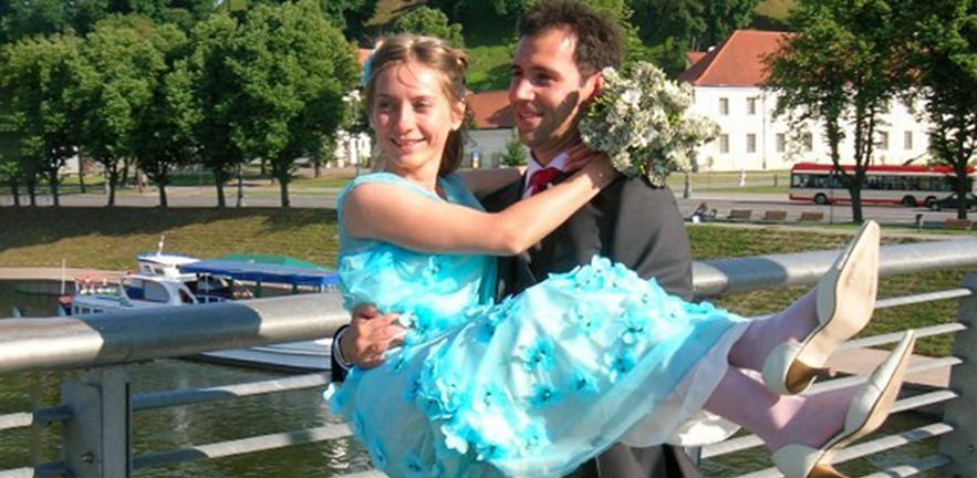 Jelena nee Siraliova and Jannis Angelis