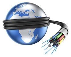 World with cable