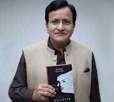 Raghav Chandra with his new book.