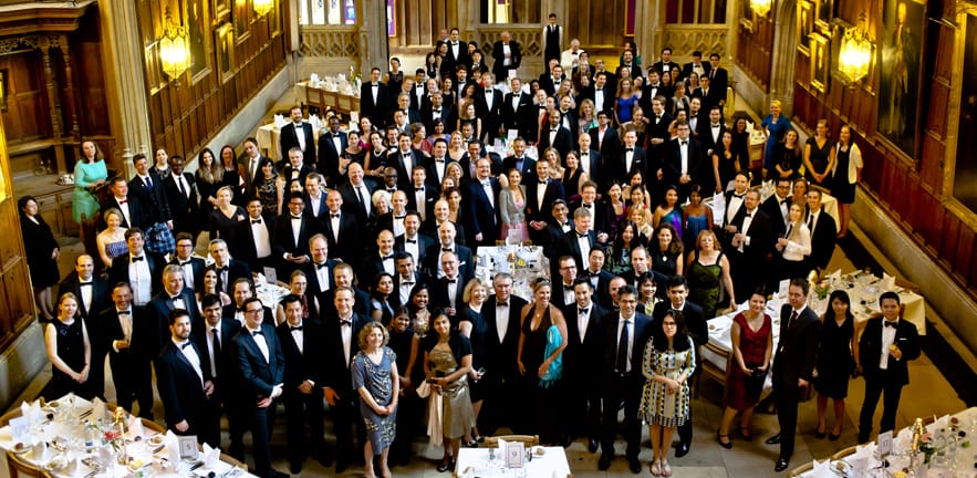 Alumni reunion 2014 dinner at King's College