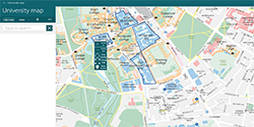 University of Cambridge map.