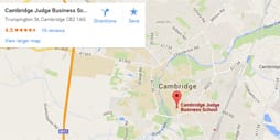 Google Map view of CJBS.